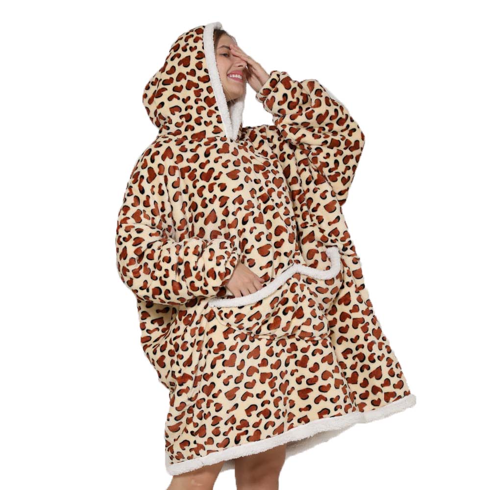 Lazy Hoodie Blanket Oversized  – Sherpa Hoodie Fleece recenzja i cena