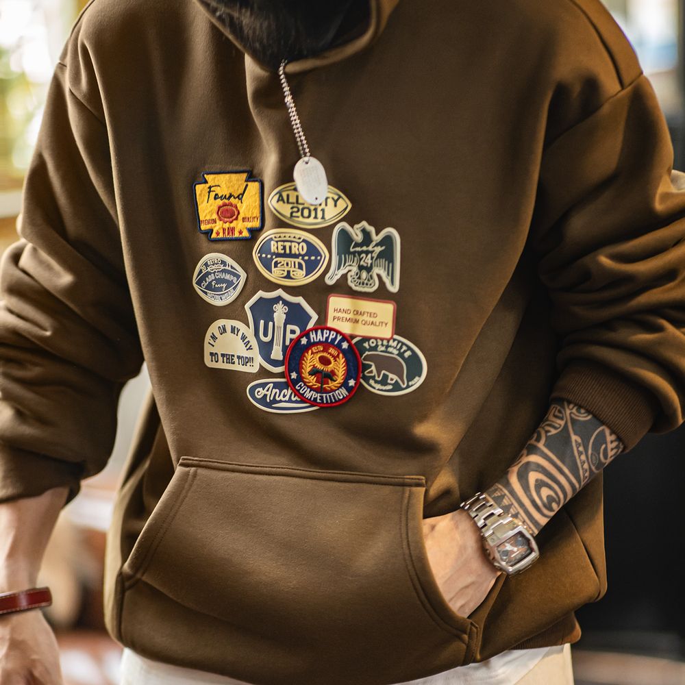 Maden Vintage Men's Embroidere – Sherpa Hoodie Fleece recenzja i cena