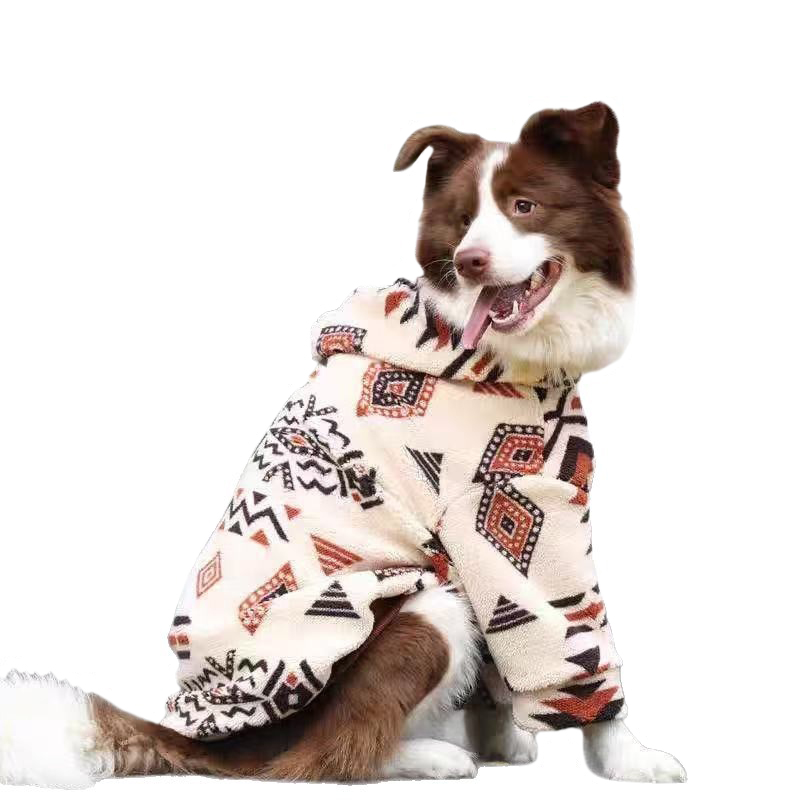Winter Warm Hooded Dog Coat Sh – Sherpa Hoodie Fleece recenzja i cena